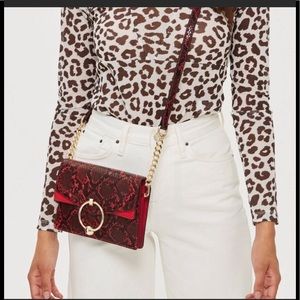 Gorgeous💃🏽 Faux Snake print Crossbody Purse NWT